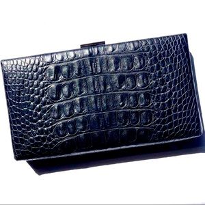 NWT- Banana LEATHER CLUTCH
